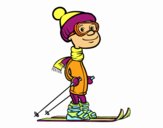 Esquiador professional