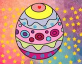 Un ou de Pasqua estampat