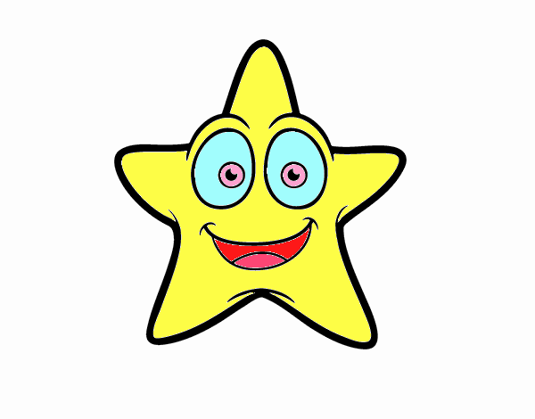Estrella de mar somrient
