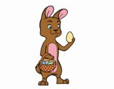 Conillet amb ou de Pasqua