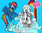 Rainbow Dash al seu palau