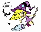 Una bruixeta de Halloween