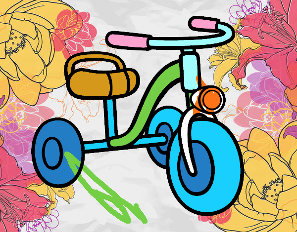 Un tricicle infantil