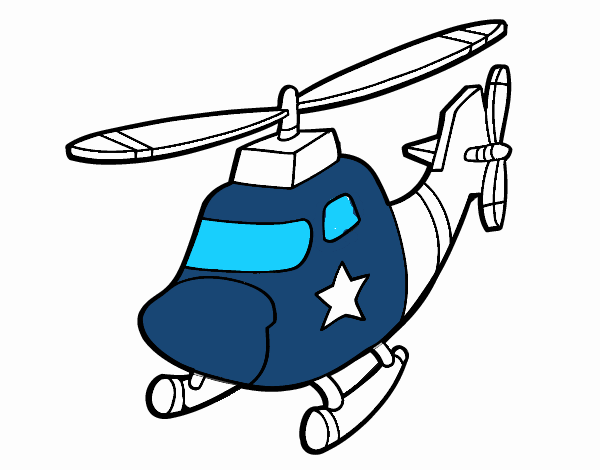 Helicòpter amb una estrella