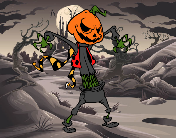 Carbassa de Halloween monstruosa