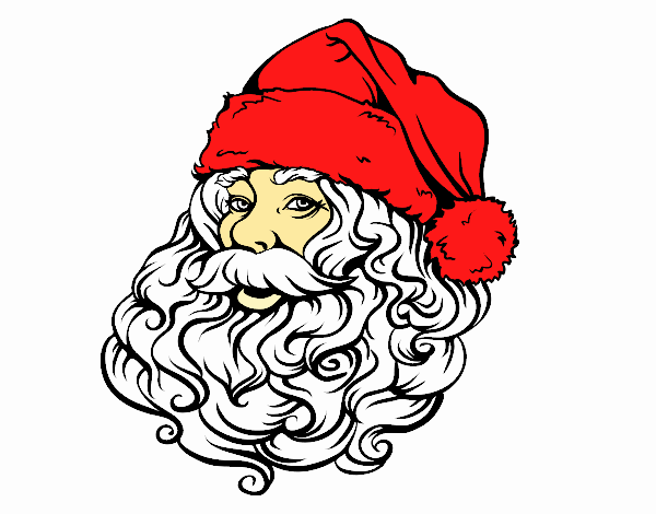 Cara de Santa Claus per Nadal