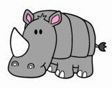 Rinoceront nadó