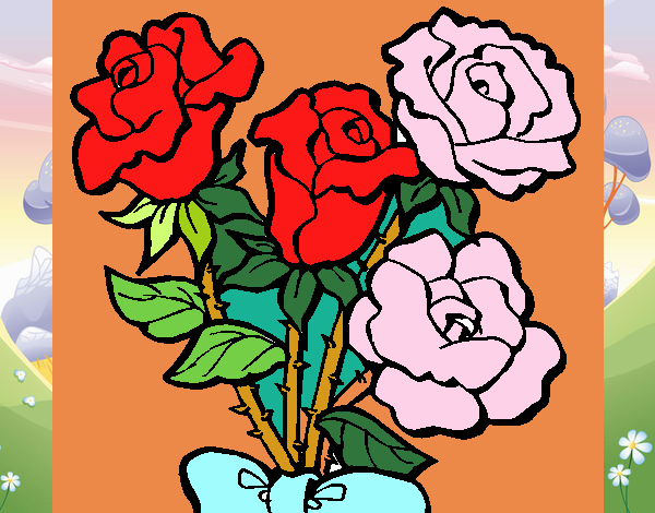ram de rosas