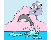 Dofí i gavina