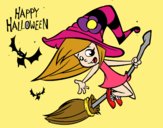 Una bruixeta de Halloween